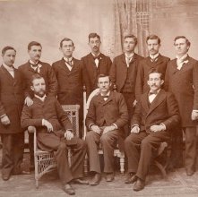1894-1895 Ashland Seminary students, Ashland College, Ashland, Ohio