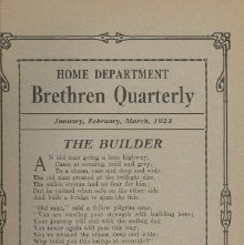 Home Department Brethren Quarterly