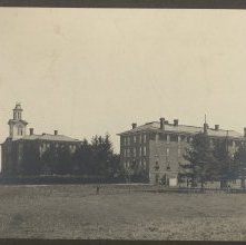 Founders Hall and Allen Hall view, Ashland College