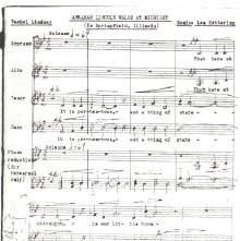 Abraham Lincoln Walks at Midnight