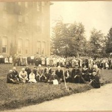 Mill Hall ground breaking 1922 Ashland College