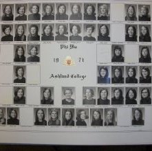 1971 Phi Mu Delta Phi sorority Ashland College