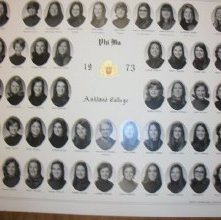 1973 Phi Mu Delta Phi sorority Ashland College