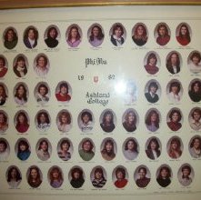 1982 Phi Mu Delta Phi sorority Ashland College