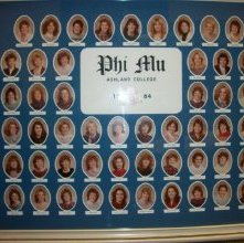 1984 Phi Mu Delta Phi sorority Ashland College