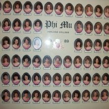 1989 Phi Mu Delta Phi sorority Ashland University