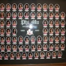 1989 Phi Mu Delta Phi sorority Ashland University