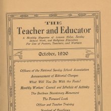 The Teacher and Educator