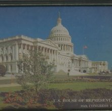 U. S. House of Representatives print signed by congressman Ashbrook