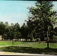 Founders Hall and Dorm 1921