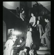 Old Stairway inside Founders Hall.