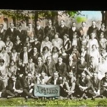 Ashland College students 1923 Ashland, Ohio