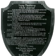 Photograph-Award presented to Hugo and Mabel Young April 12, 1970 by Howard