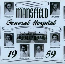 Class Photograph 1959 College of Nursing, Mansfield, Ohio.