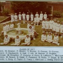 Class Photograph 1977 College of Nursing, Mansfield, Ohio.