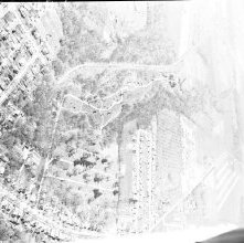 Aerial view Ashland Cemetery, West Main Street, Ashland Ohio taken May 3,