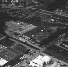 Aerial view Union Malleable Company, Ashland, Ohio taken May 31, 1960.