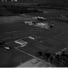 Aerial view Hess & Clark farm, Route 250, Ashland, Ohio taken September 28,