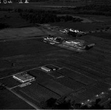 Aerial view Hess & Clark farm, Route 250, Ashland, Ohio taken September 28,