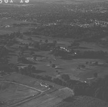 Aerial view Country Club, Center Street, Ashland, Ohio taken September 28,