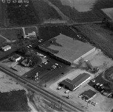 ID # 334 Aerial view Charger Bowling Alley, 1407 Claremont Avenue, Ashland,