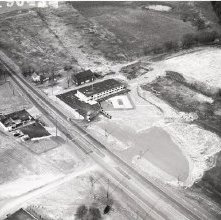 Aerial view new hotel on Route 250 and I-71,  Ashland, Ohio  December 19, 1