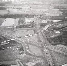 Aerial view new hotel on Route 250 and I-71,  Ashland, Ohio  December 19, 1