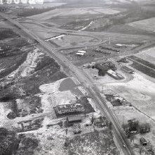 Aerial view new hotel on Route 250 and I-71,  Ashland, Ohio  December 19, 1