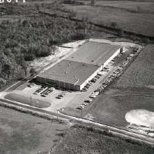 Aerial view Hyco, Ashland, Ohio taken October 13, 1967.