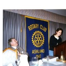 Photograph Ashland Rotary Club, Ashland, Ohio-Cecile Robert, France foreign