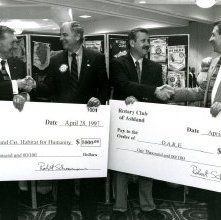 Photograph Ashland Rotary Club, Ashland, Ohio April 28, 1997.  Bob Studney,