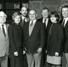 Photograph-Ashland Rotary Club, Ashland, Ohio 1997.  1st row Glen Clayton,