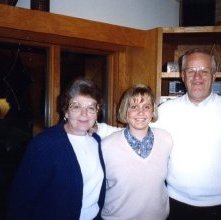 Photograph host families with Natalie Culot, Ashland Rotary Club, Ashland,