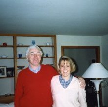 Photograph host families with Natalie Culot, Ashland Rotary Club, Ashland,