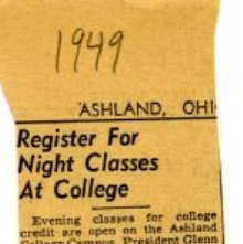 Newspaper Ashland Times Gazette February 8, 1949