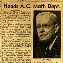 Newspaper Ashland Times Gazette May 12, 1950