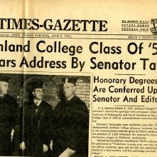 Newspaper Ashland Times Gazette June 9, 1950