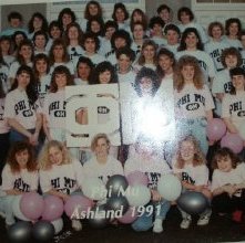 Photographic 1991 Bid Day Phi Mu Delta sorority Ashland University, Ashland