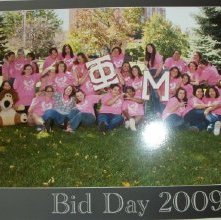 Photographic 2009 Bid Day Phi Mu Delta sorority Ashland University, Ashland