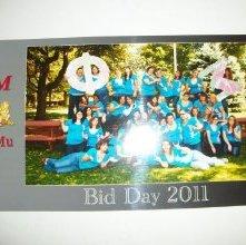 Photographic 2011 Bid Day Phi Mu Delta sorority Ashland University, Ashland
