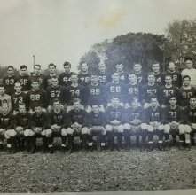 Photograph Ashland College, Ashland, Ohio football 1945.