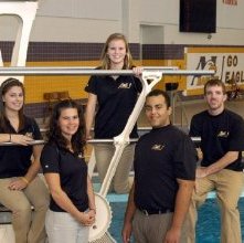 Ashland University swim team October 5, 2009.