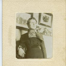 Photograph by Lloyd Snyder (?) of Ora Snyder Edgeley, 1899