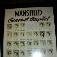 Mansfield General Hospital School of Nursing class photograph 1963