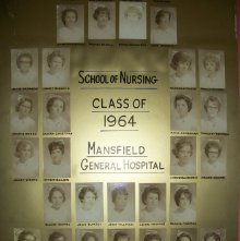 Class Photograph 1964 College of Nursing, Mansfield, Ohio