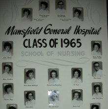 Class Photograph 1965 College of Nursing, Mansfield, Ohio