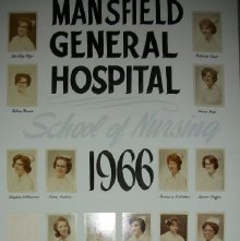 Class Photograph 1966 College of Nursing, Mansfield, Ohio
