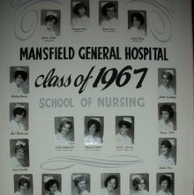 Class Photograph 1967 College of Nursing, Mansfield, Ohio