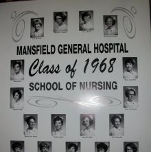Class Photograph 1968 College of Nursing, Mansfield, Ohio