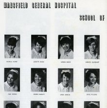 Class Photograph 1969 School of Nursing, Mansfield, Ohio.